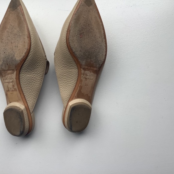 Nicholas Kirkwood Beige Beya mules- size 36 - Picture 3 of 4